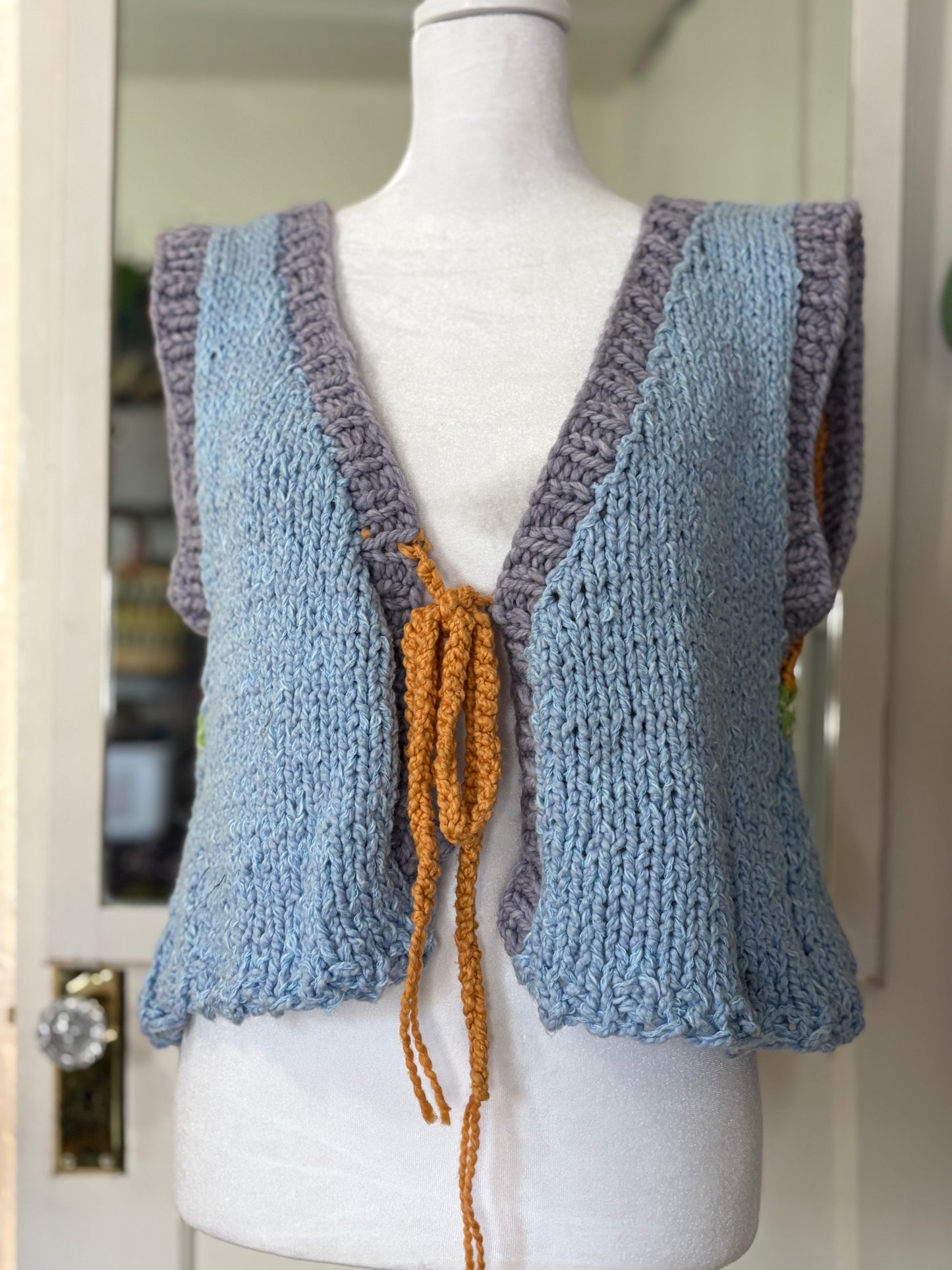 COTTON CANDY SKIES BLUE VEST