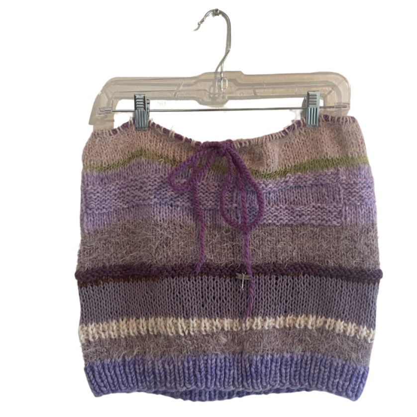 PURPLE DRAGONFLY MINI SKIRT