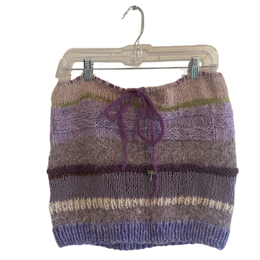 PURPLE DRAGONFLY MINI SKIRT