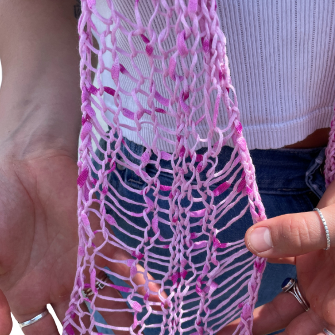 FLAMINGO IN DISTRESS SCARF