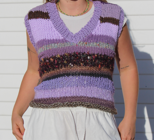 AS CALM AS LAVENDER PURPLE VEST