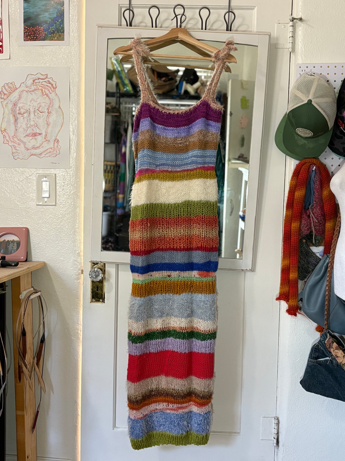A GOOD CASE OF THE STRIPES  MAXI DRESS