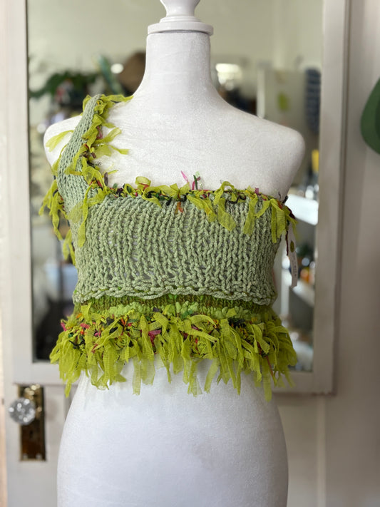 GREEN BEAN UNI-STRAP TOP