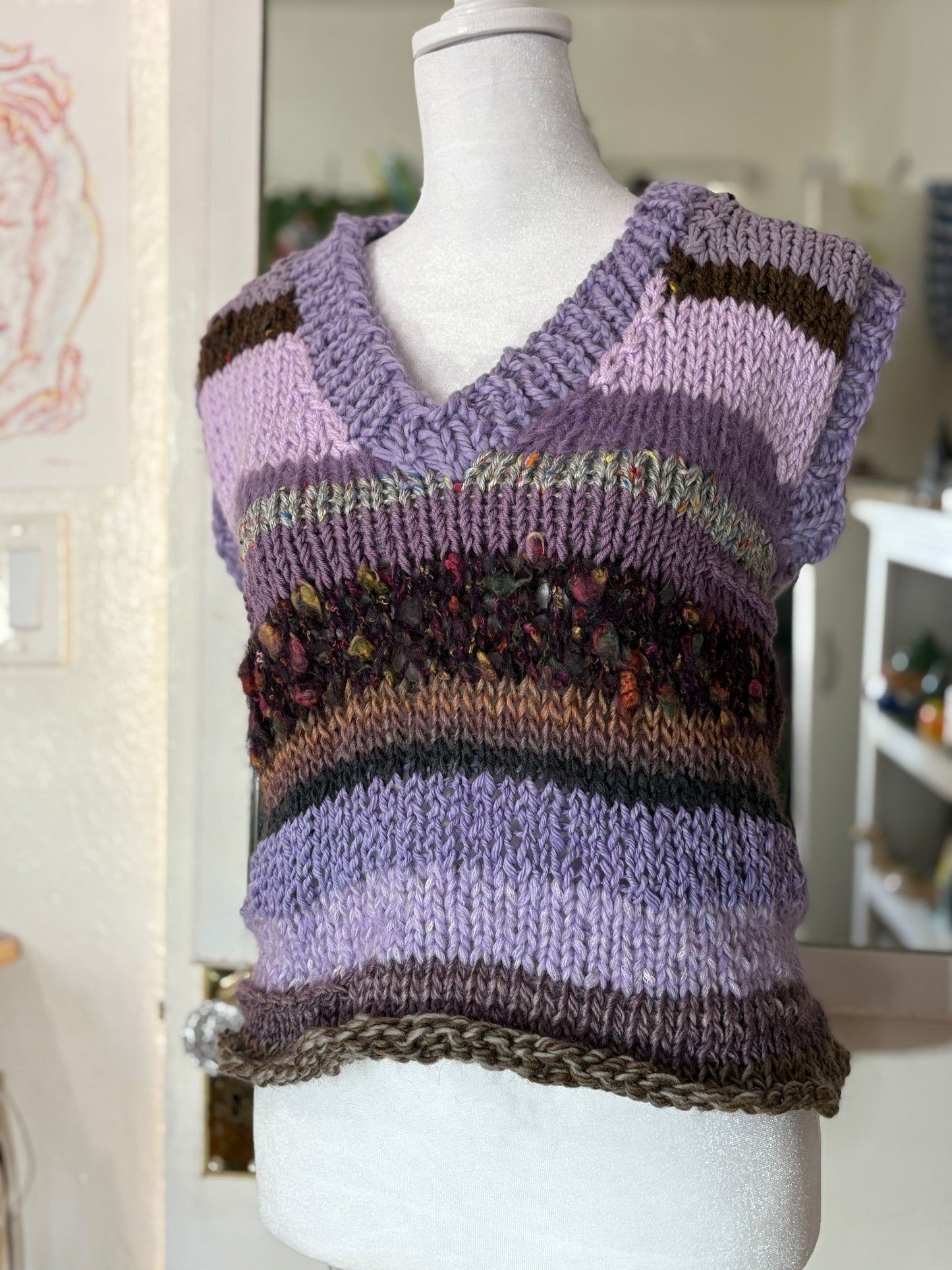 AS CALM AS LAVENDER PURPLE VEST