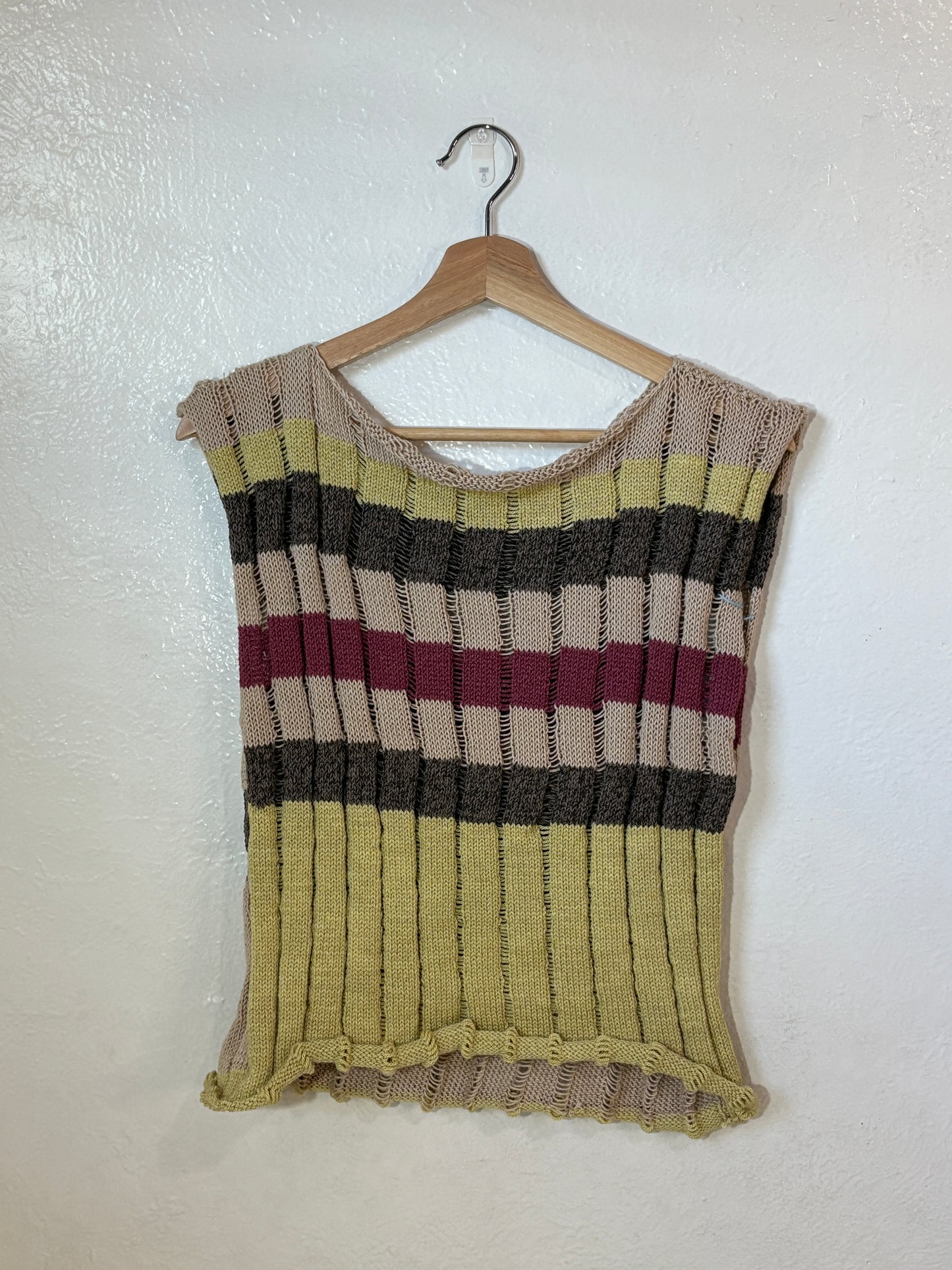 MUSTARD COLORBLOCK KNIT SHORT