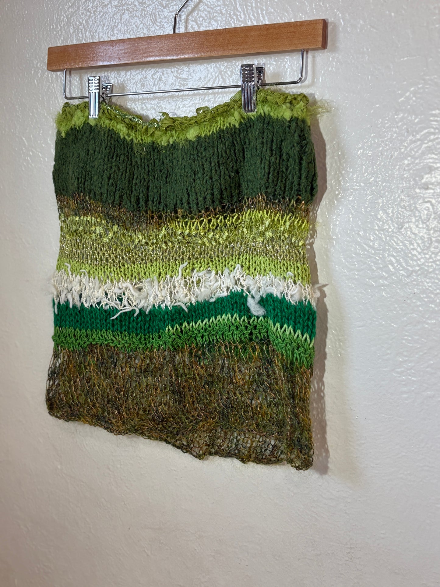 GREEN AS THE HILLS MINI SKIRT