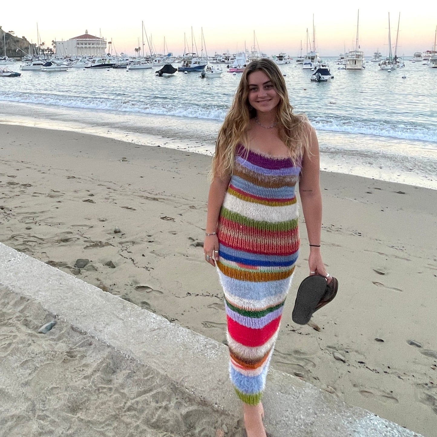 A GOOD CASE OF THE STRIPES  MAXI DRESS