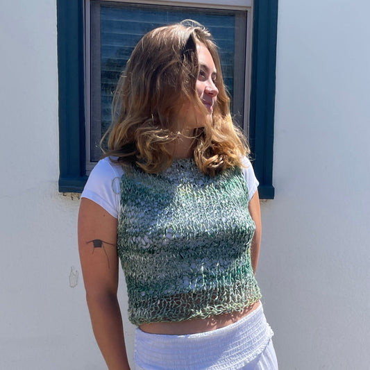 GREEN AS SPRING VEST