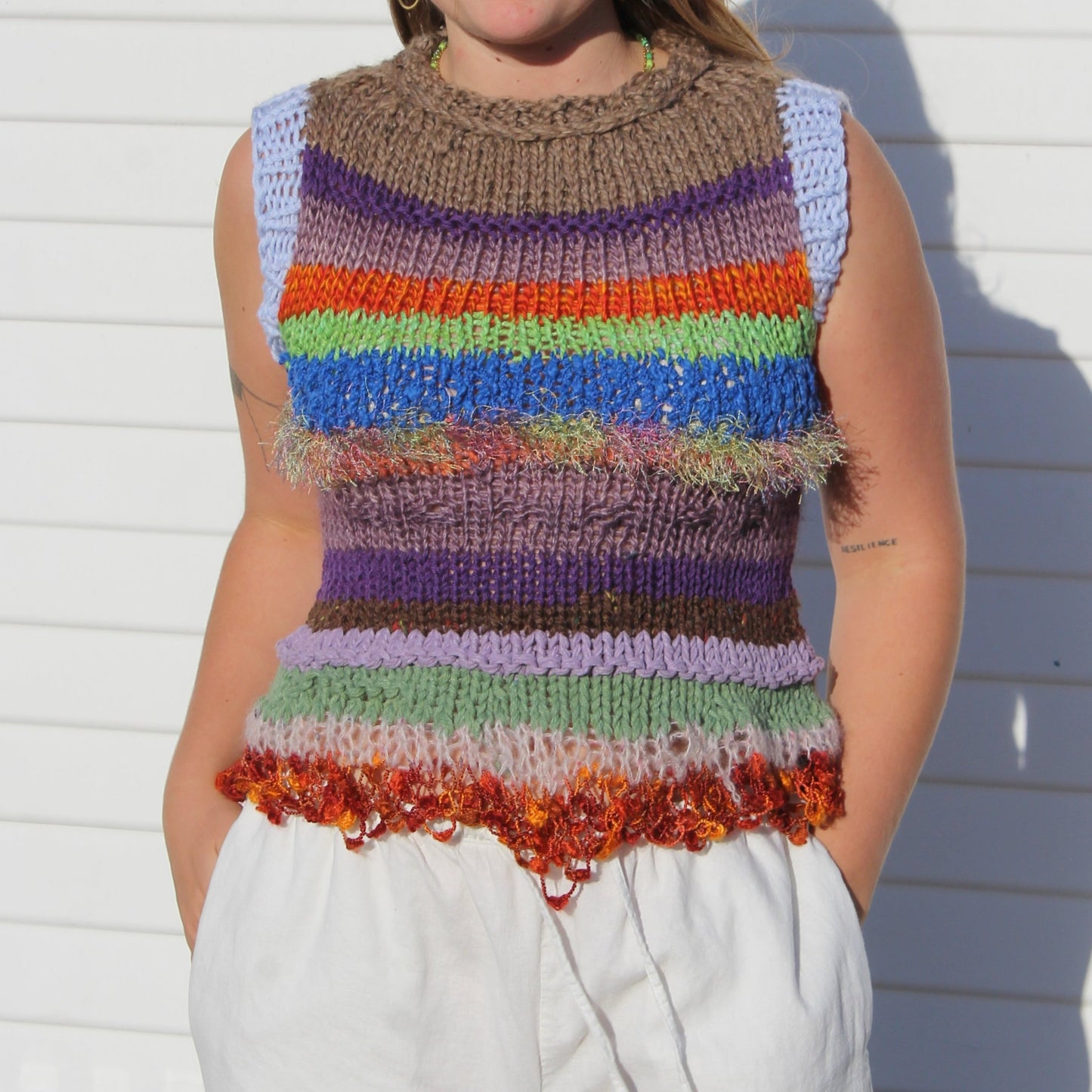 BAG OF JELLY BEANS HIGH NECK TOP