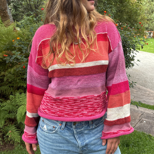 SPRING BLOSSOMS KNIT LONG SLEEVE