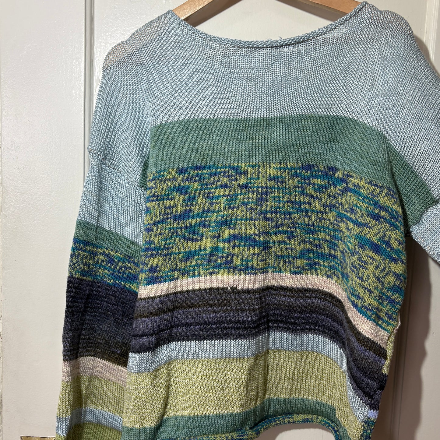 SEAFOAM GREEN KNIT LONG SLEEVE
