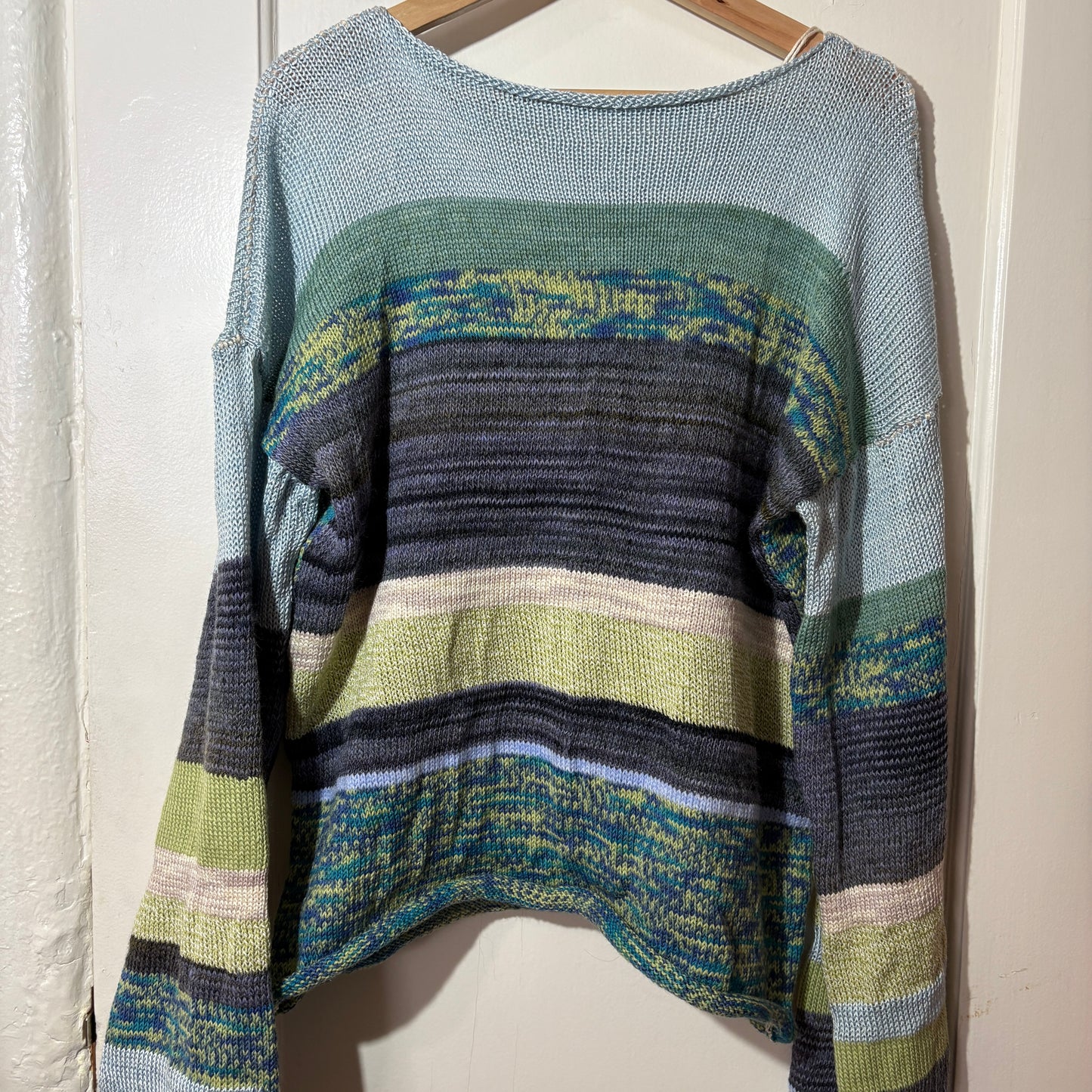 SEAFOAM GREEN KNIT LONG SLEEVE