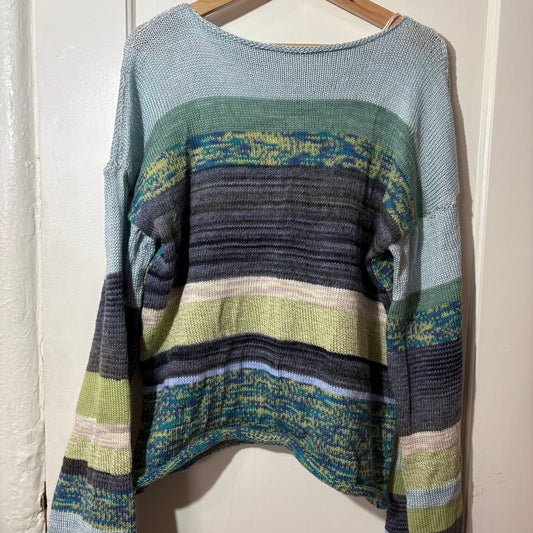 SEAFOAM GREEN KNIT LONG SLEEVE