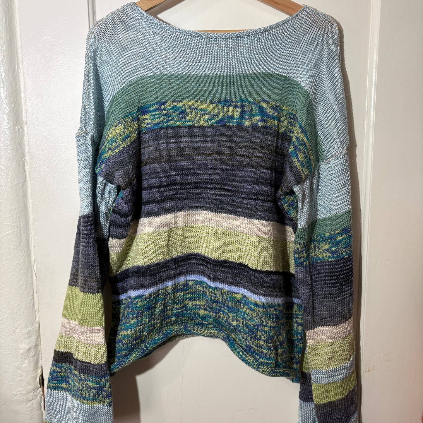 SEAFOAM GREEN KNIT LONG SLEEVE