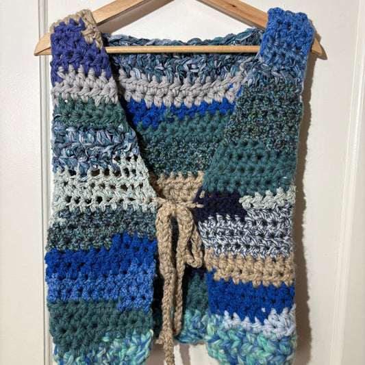 TIDEPOOLIN' CROCHET VEST
