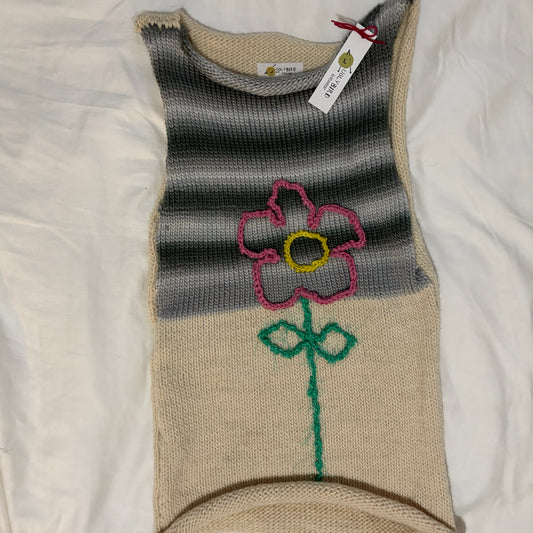 FLOWER TO THE PEOPLE EMBROIDERED TANK TOP