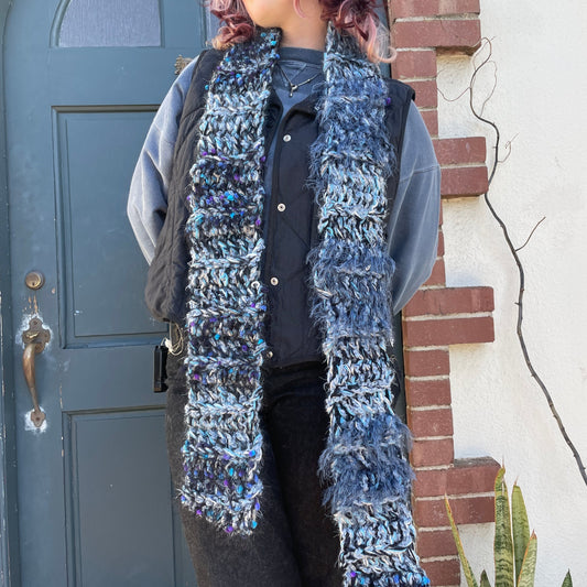 YOUR NEW FAVORITE BLUE SCARF