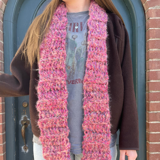 YOUR NEW FAVORITE PINK SCARF