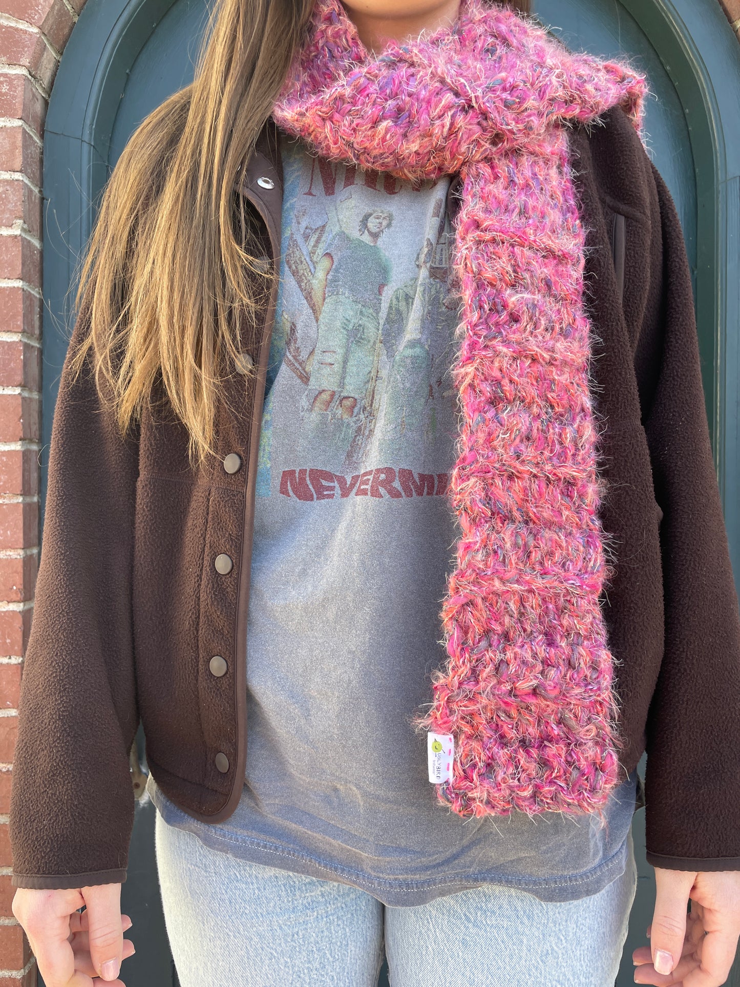 YOUR NEW FAVORITE PINK SCARF