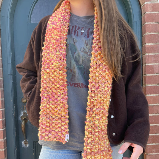 YOUR NEW FAVORITE ORANGE SCARF