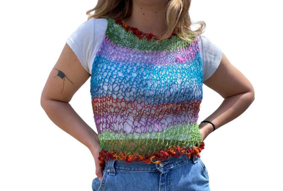 sunshine & RAINBOWS knit vest
