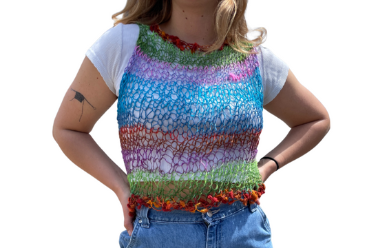 sunshine & RAINBOWS knit vest